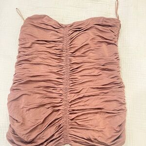 Ruched Mauve Women's Top